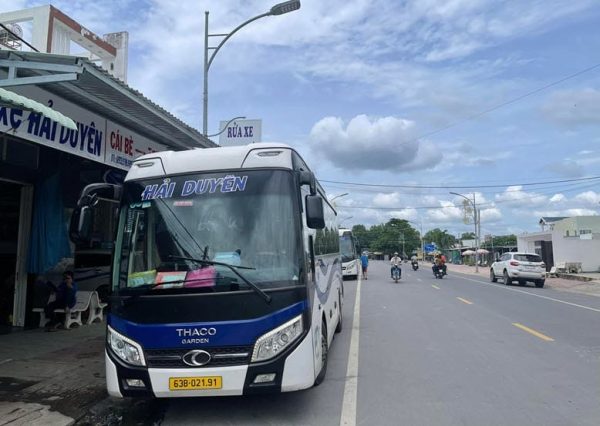Xe Hải Duyên tuyến Sài Gòn đi Tiền Giang
