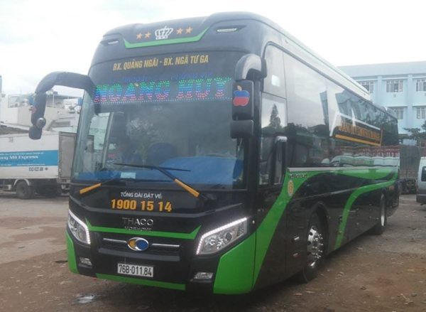 Xe Hoàng Huy Sài Gòn đi Quảng Ngãi uy tín