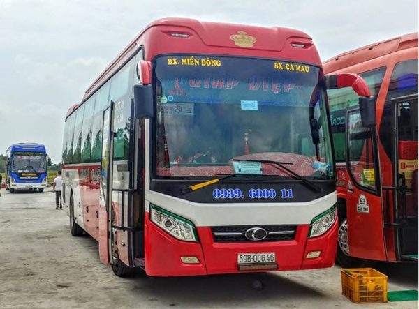 Xe Giáp Diệp tuyến Sài Gòn đi Cà Mau