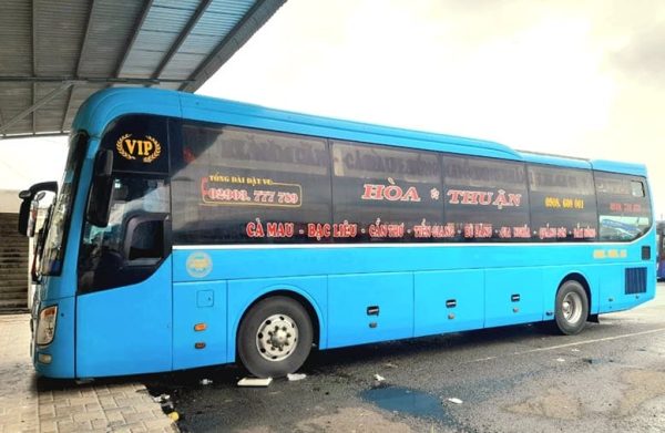 Xe Hòa Thuận từ Cà Mau đi Bình Dương