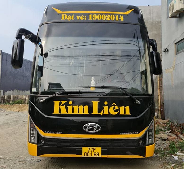Xe Kim Liên tuyến Đà Nẵng đi Bình Định