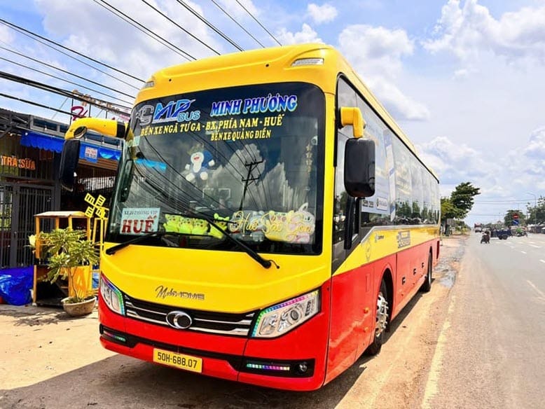 Xe Minh Phương tuyến xe Sài Gòn đi Huế