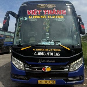 Xe Việt Thắng tuyến xe Sài Gòn đi Quảng Ngãi